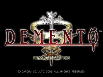 Demento (Japan) screen shot title